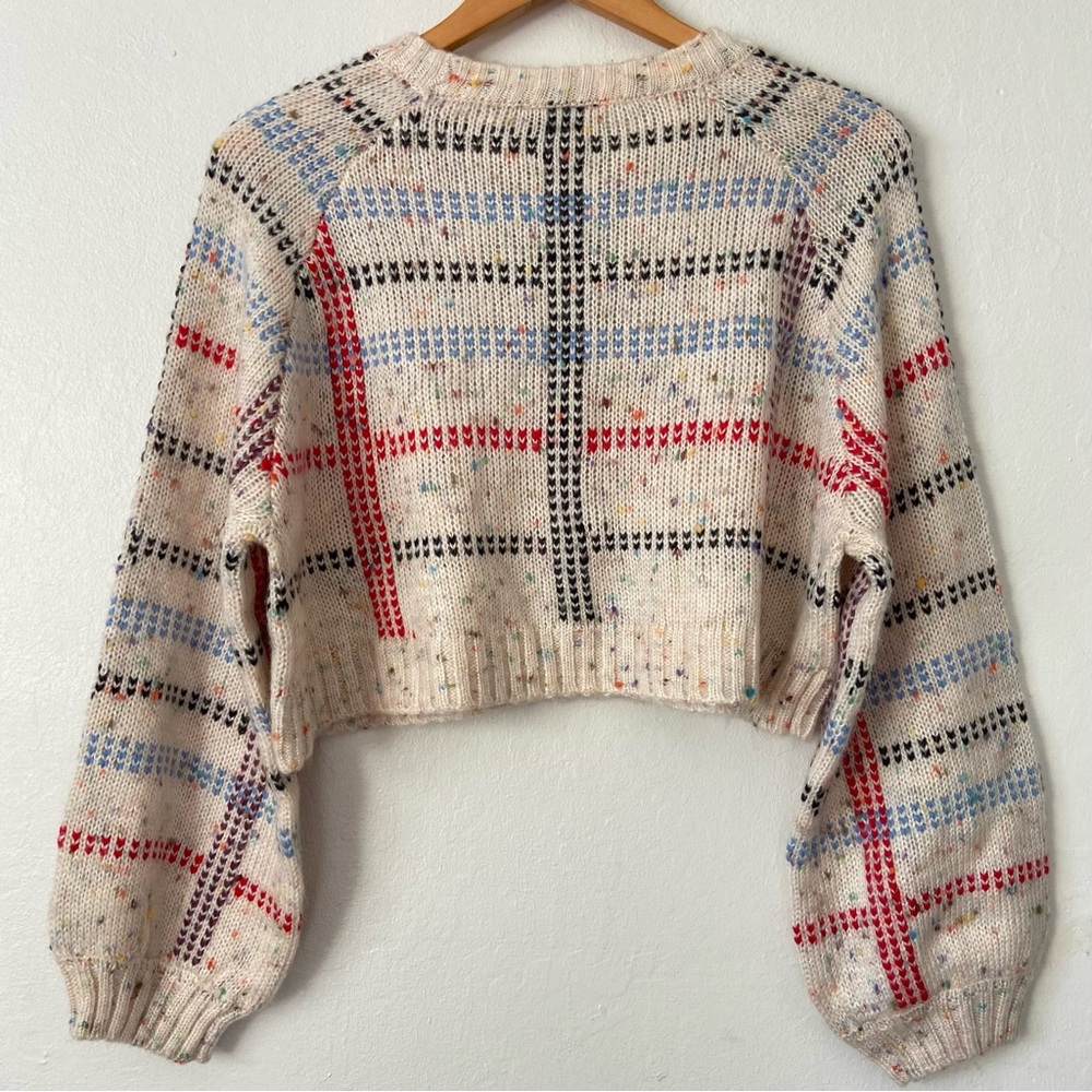 Topshop Check Pattern Sweater - Picture 7 of 14